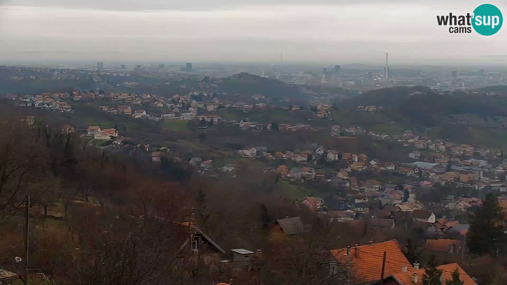 Panoramski pogled na Zagreb