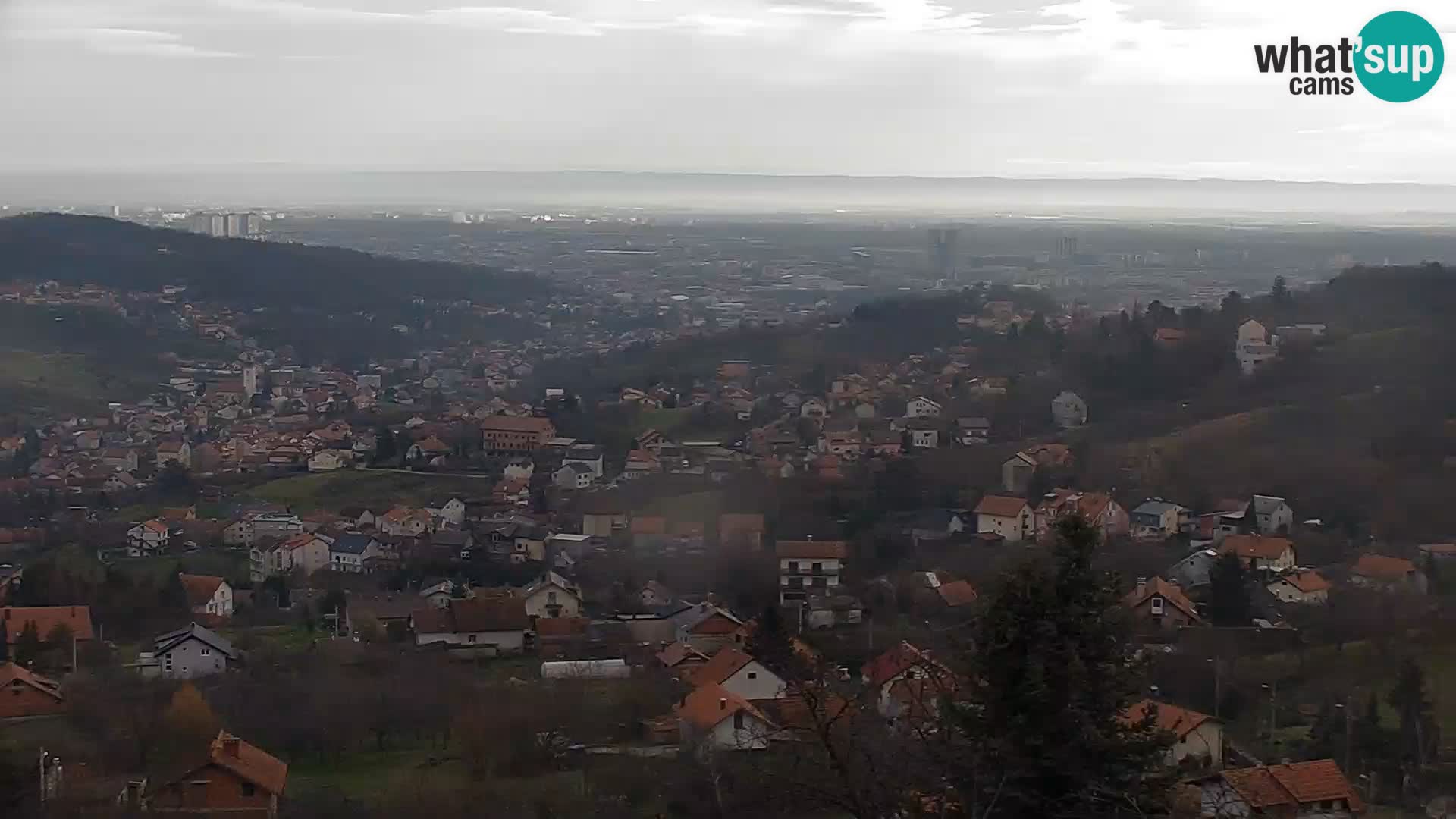 Vista panorámica de Zagreb