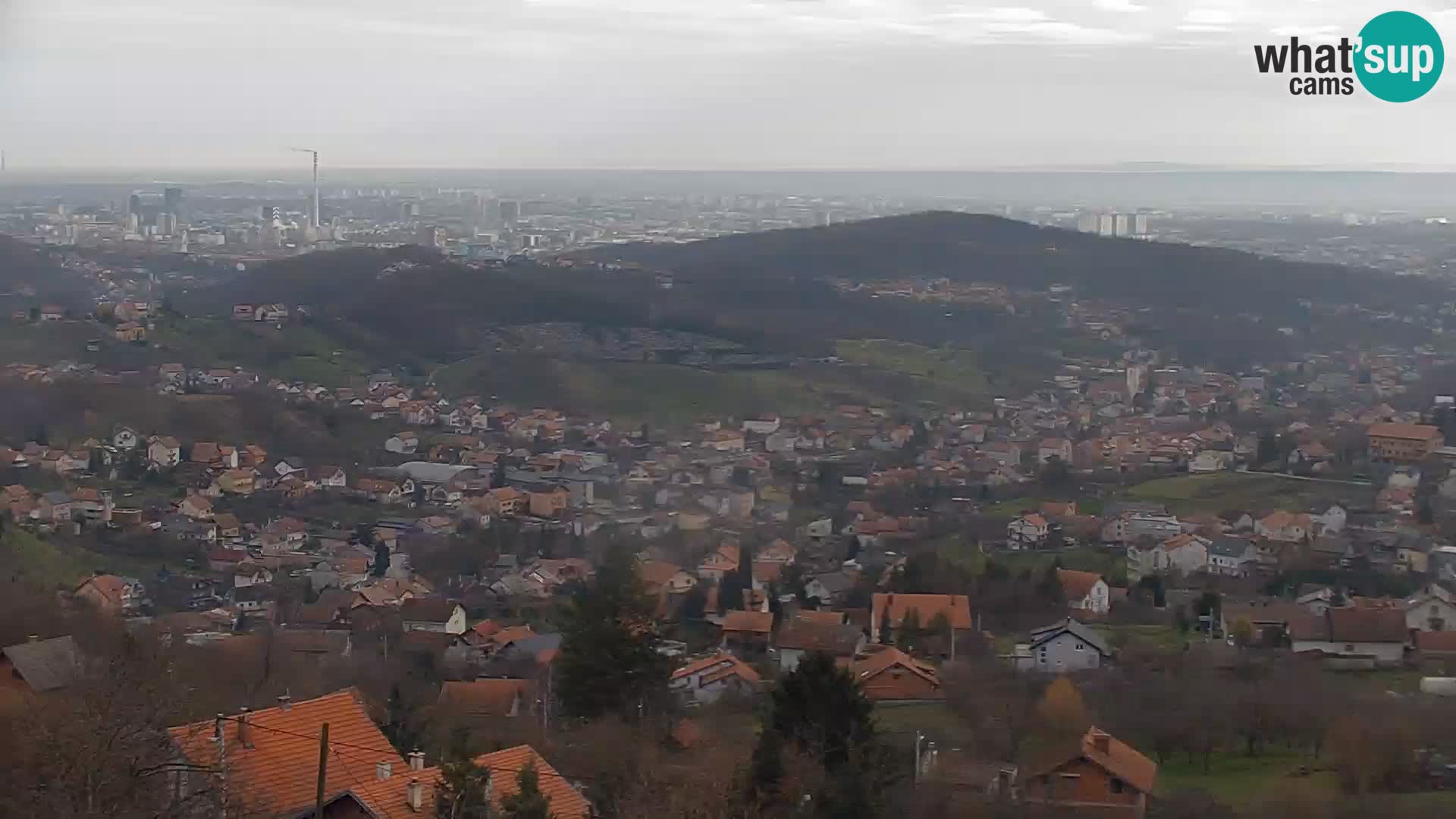 Panoramic view of Zagreb