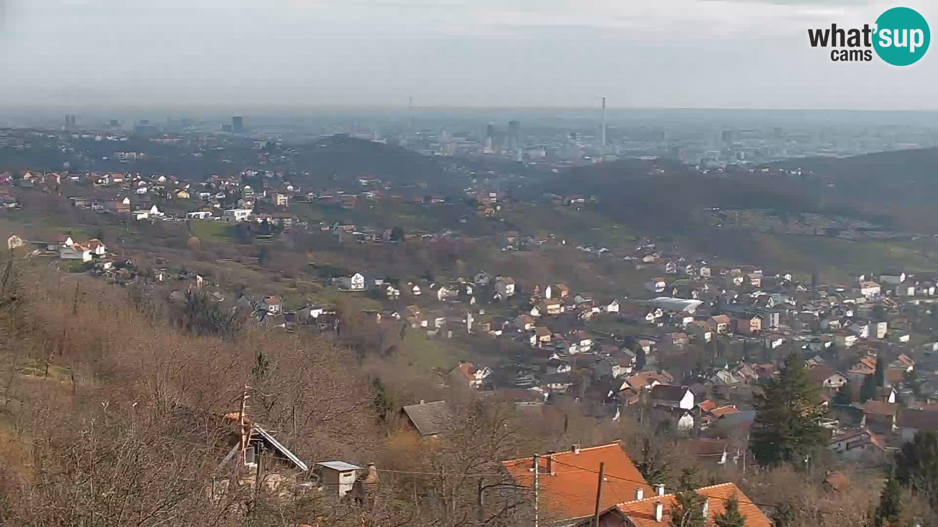 Panoramic view of Zagreb