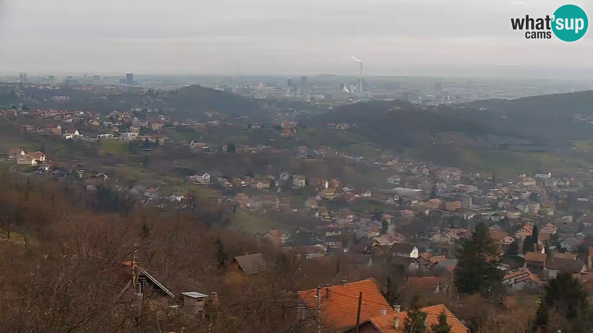 Panoramski pogled na Zagreb