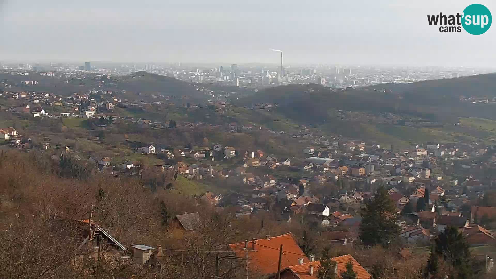 Panoramski pogled na Zagreb