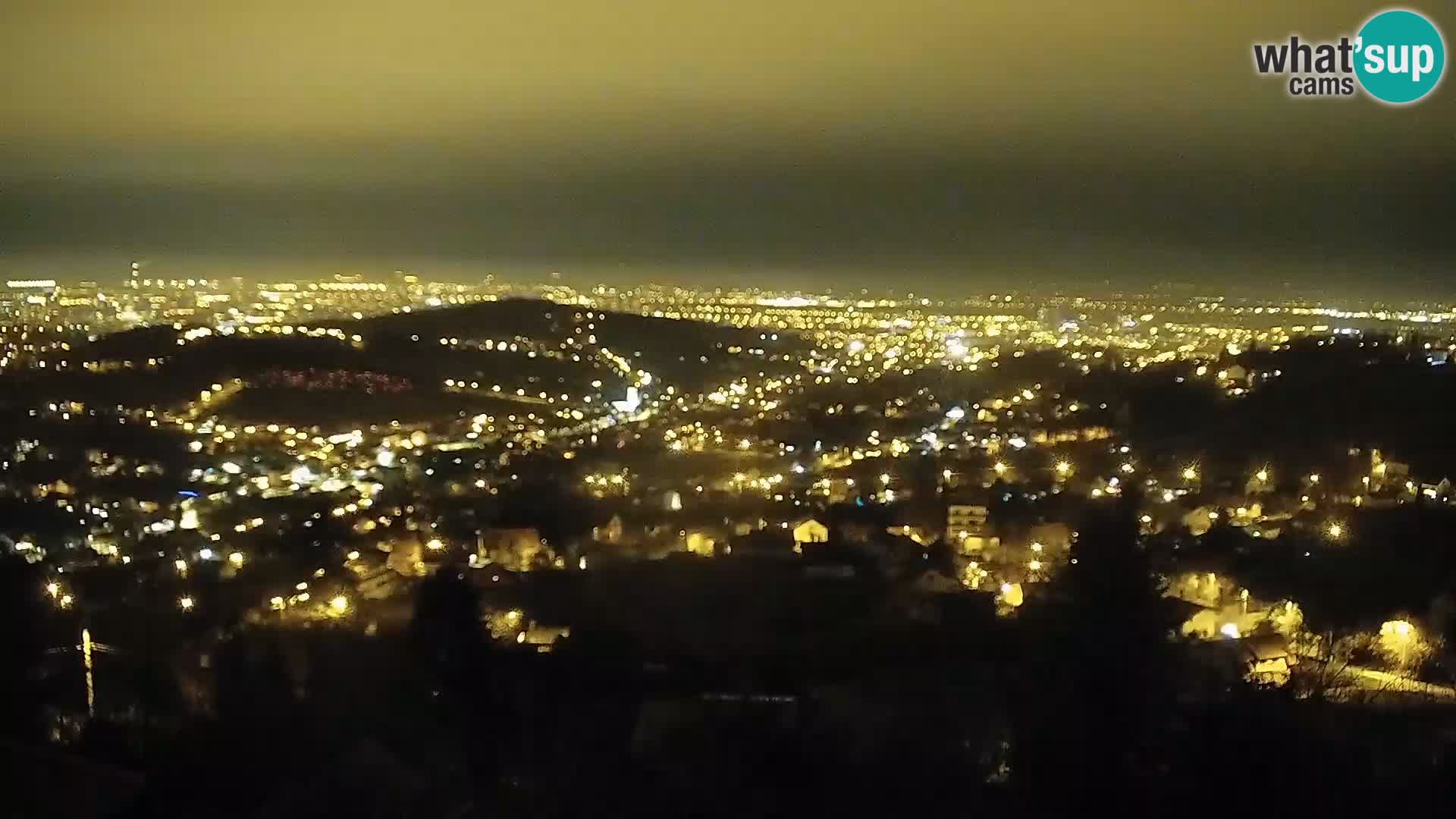 Vue panoramique de Zagreb