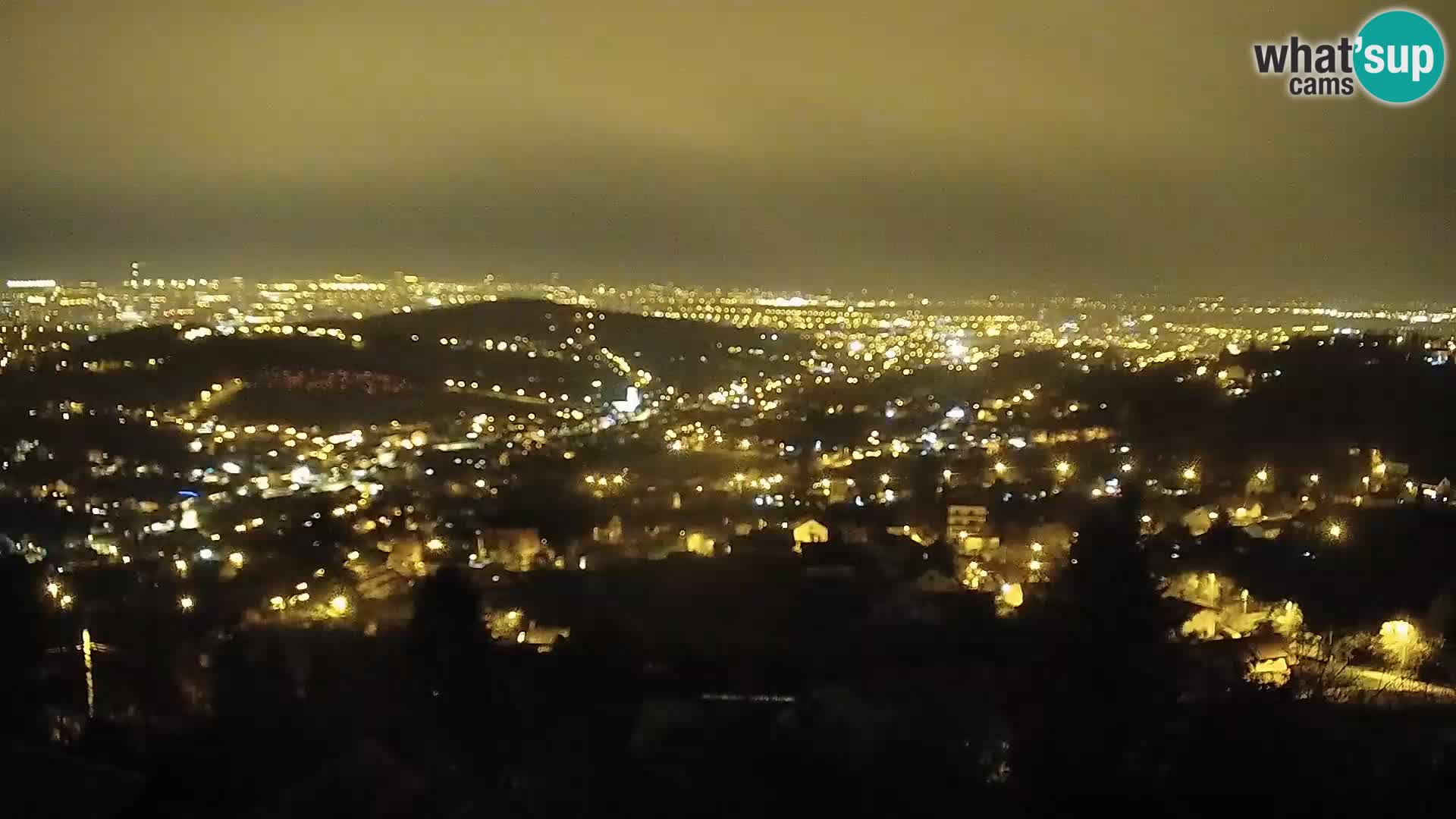 Vue panoramique de Zagreb