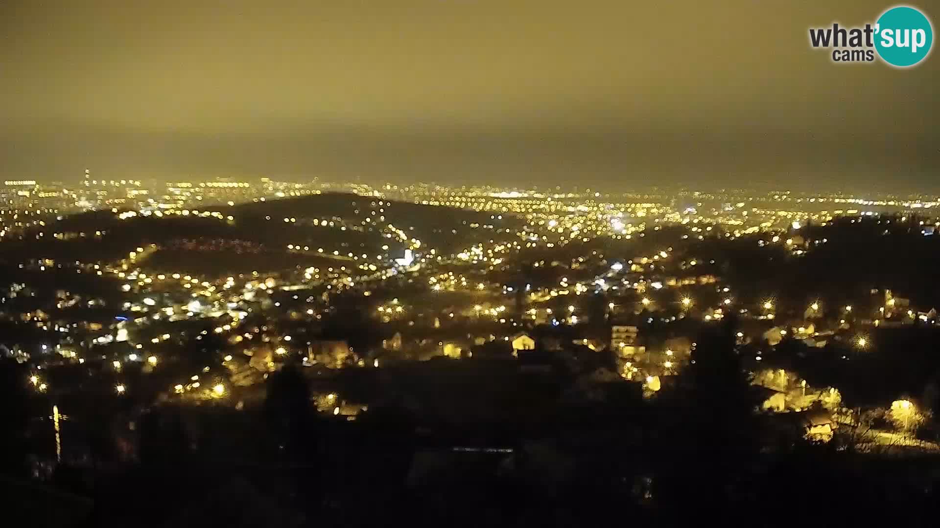 Vue panoramique de Zagreb