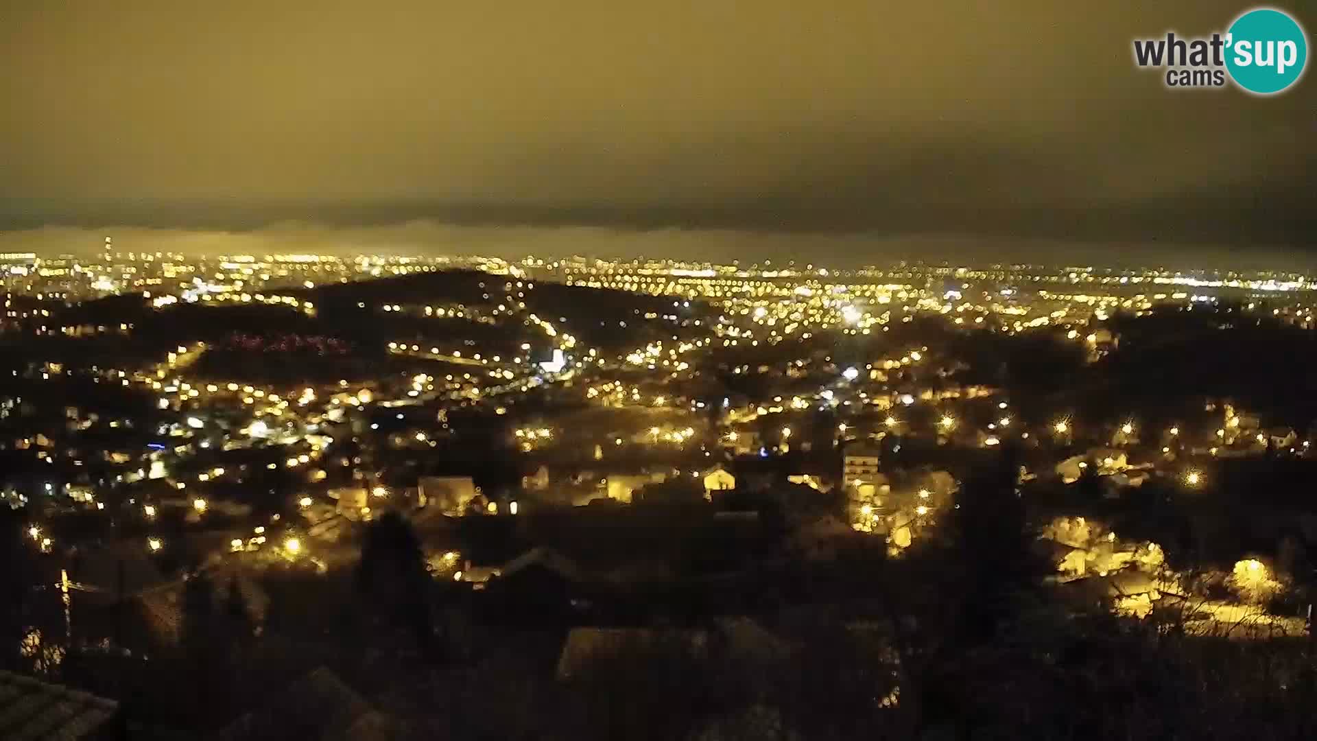 Vue panoramique de Zagreb