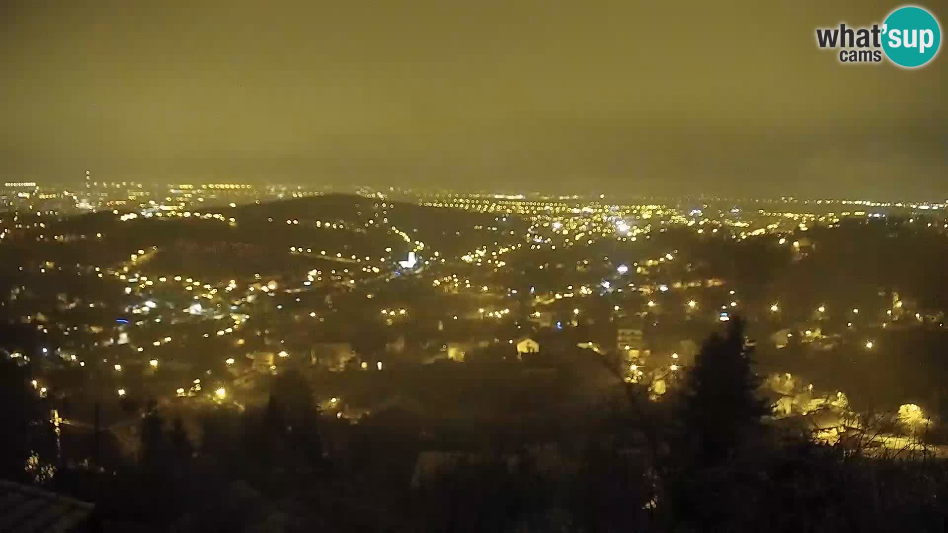 Vue panoramique de Zagreb