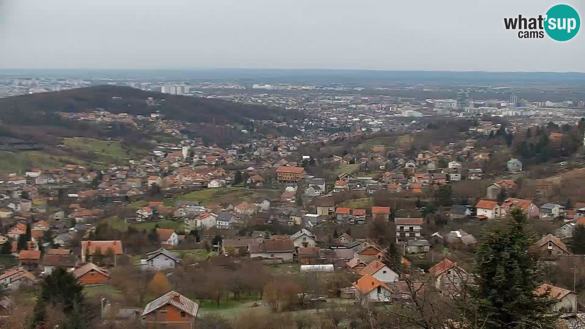 Panoramic view of Zagreb