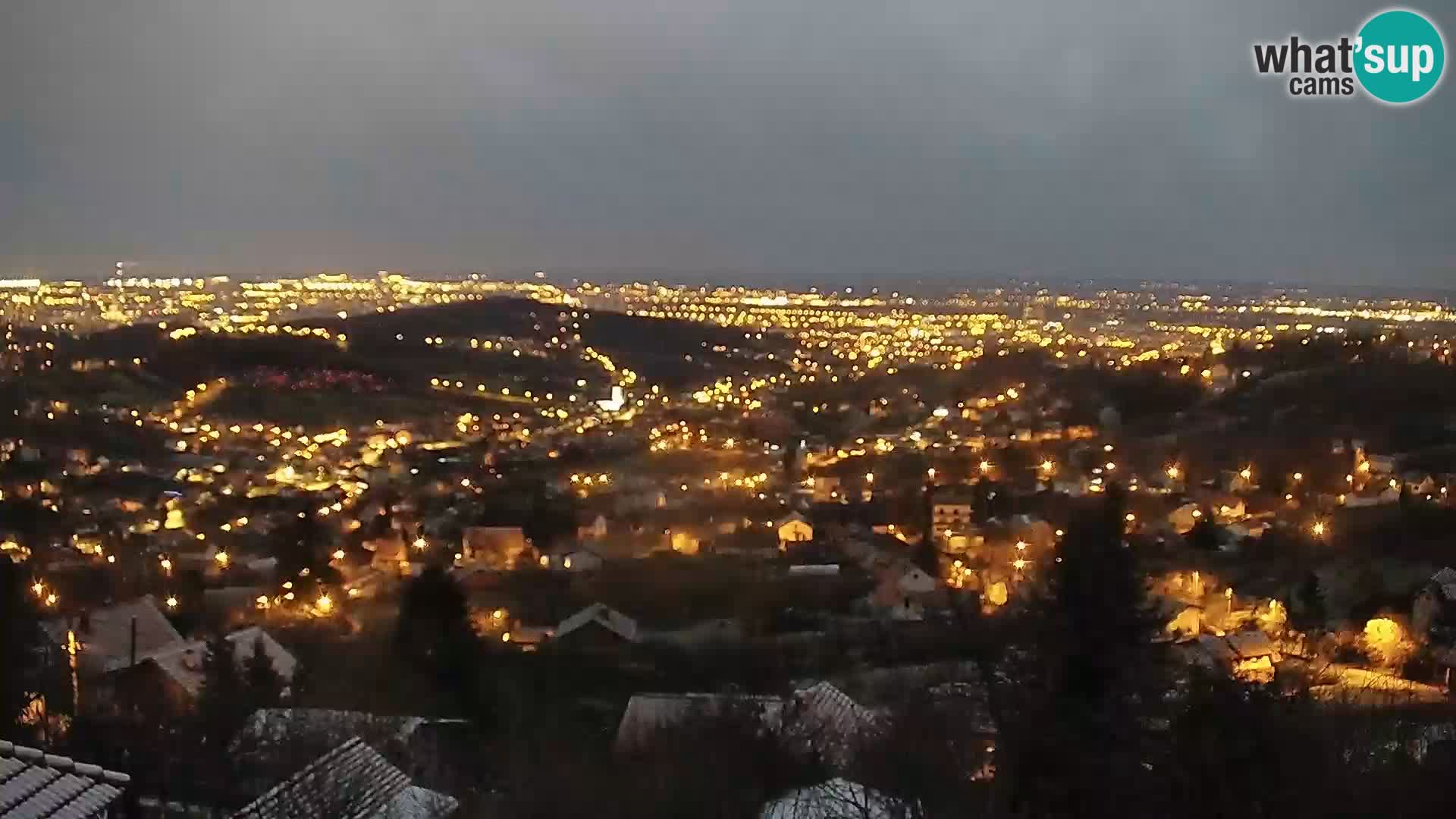 Panoramski pogled na Zagreb