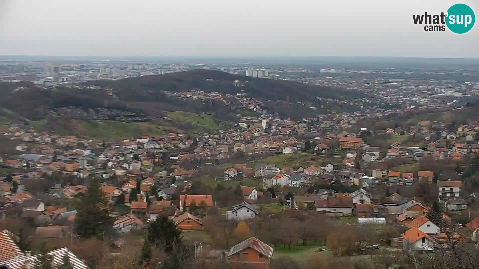 Panoramic view of Zagreb