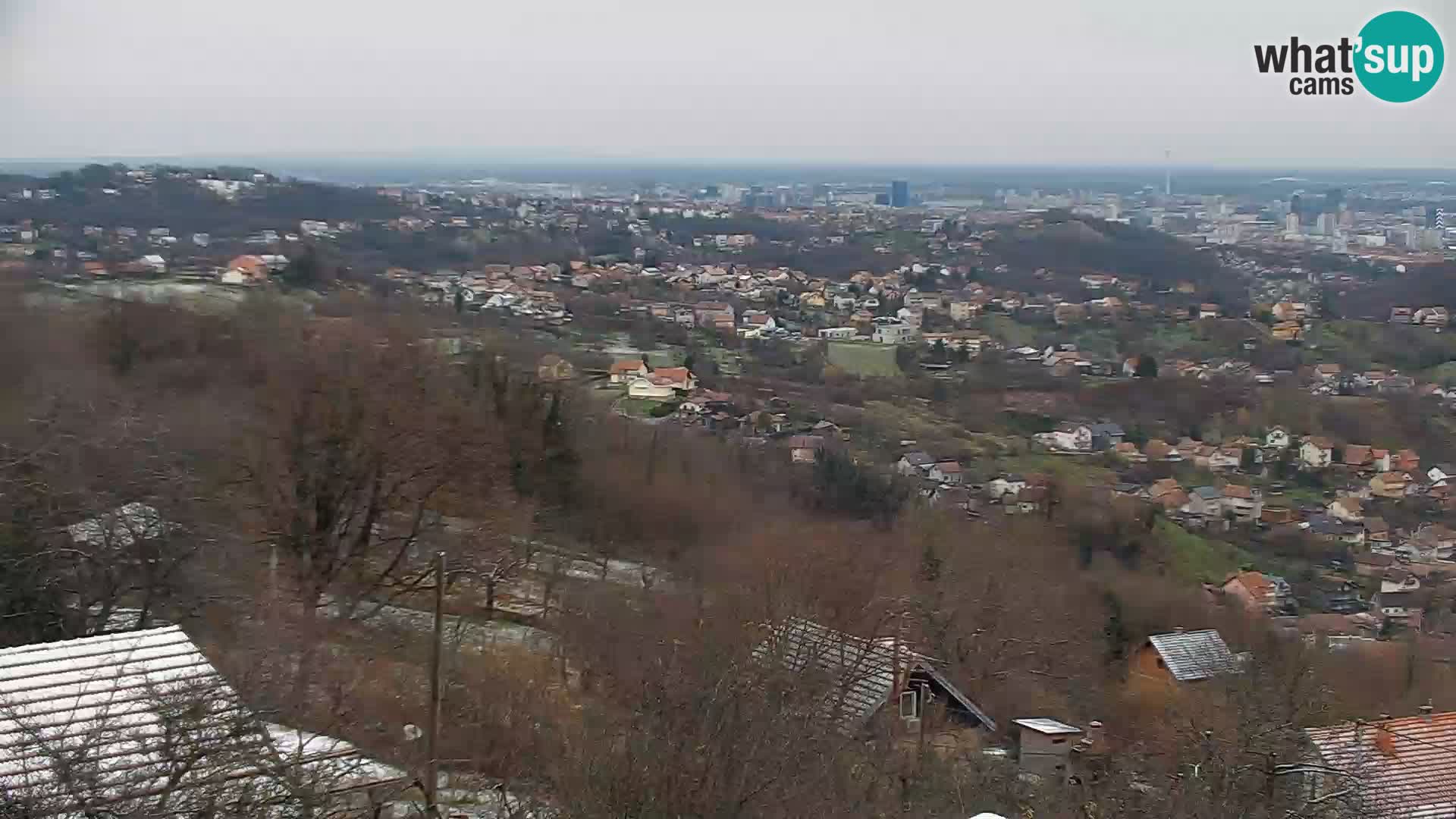 Panoramic view of Zagreb