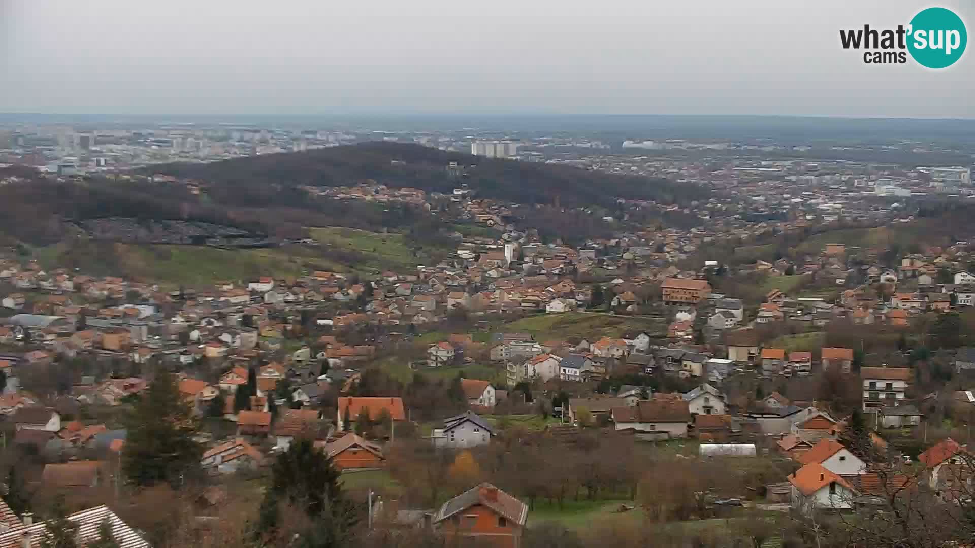 Vue panoramique de Zagreb