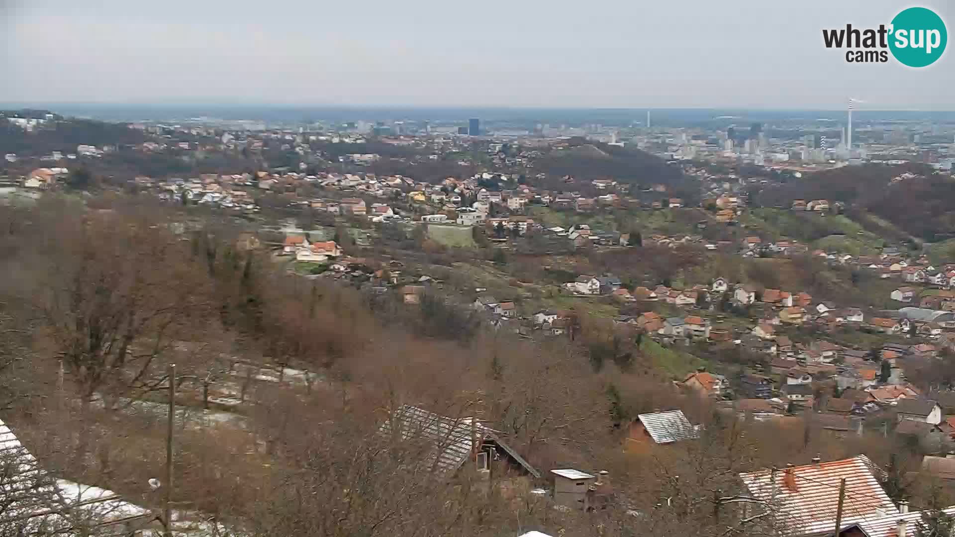 Panoramski pogled na Zagreb