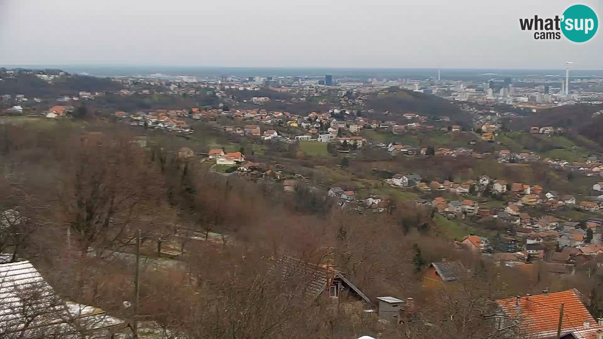 Panoramic view of Zagreb