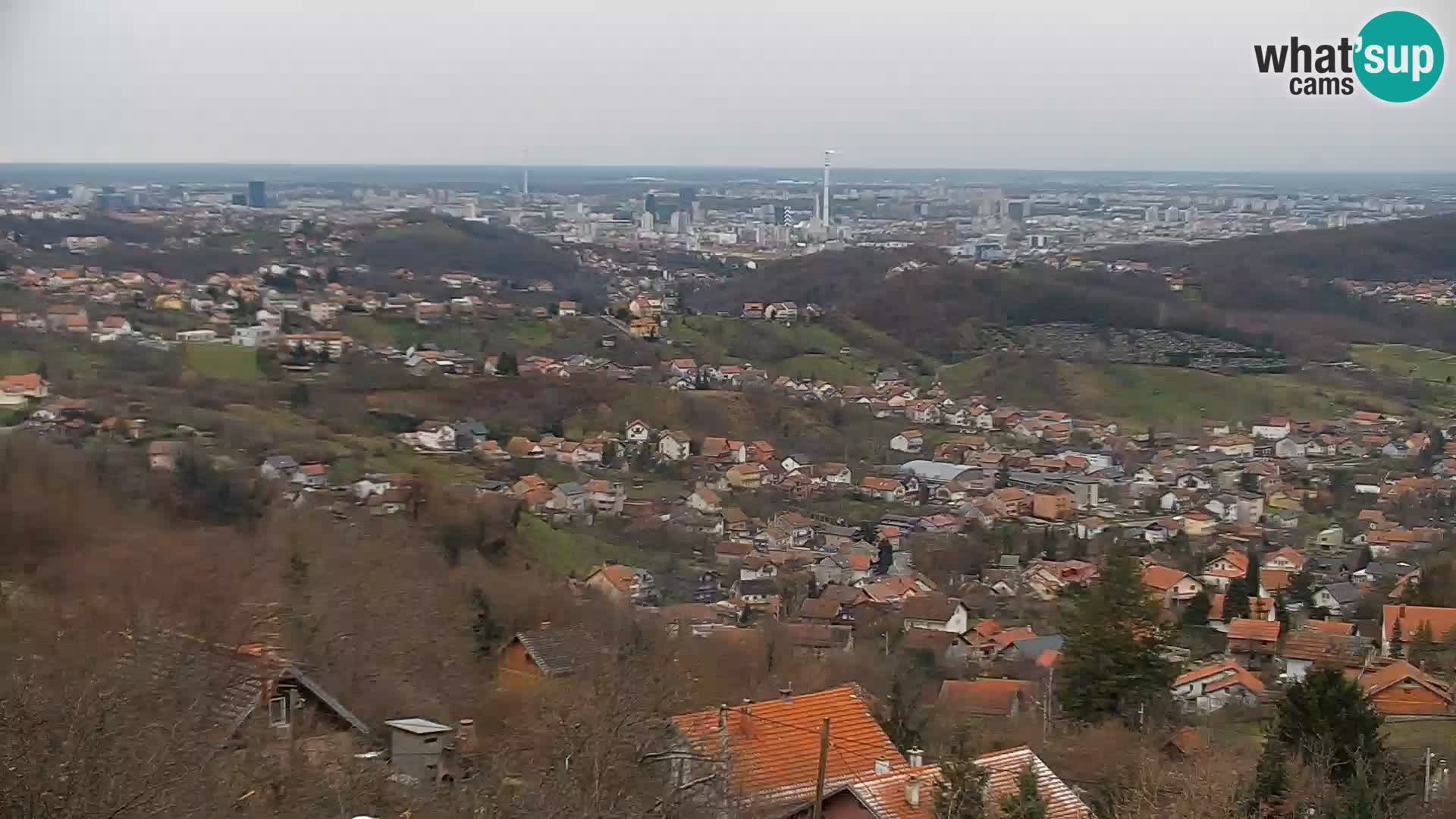 Panoramic view of Zagreb