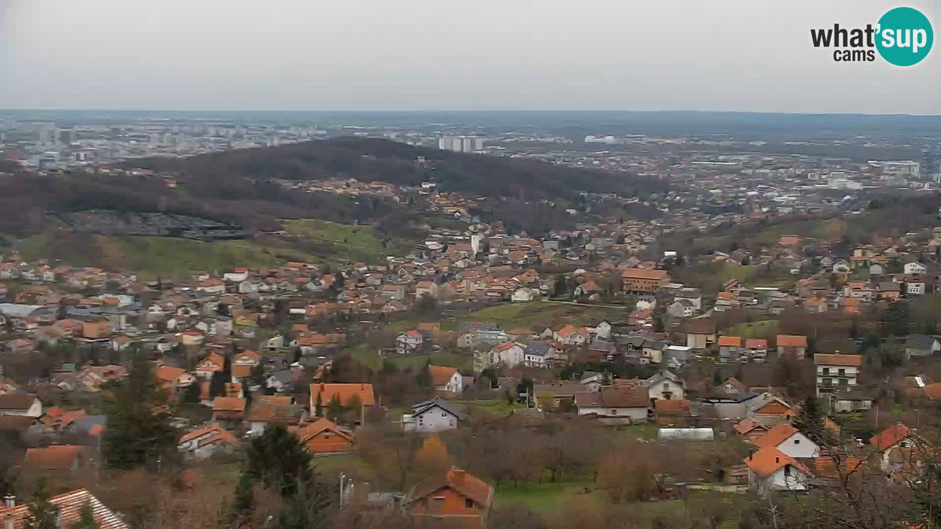 Panoramablick von Zagreb