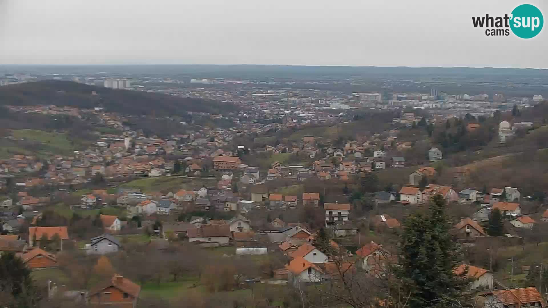 Panoramski pogled na Zagreb