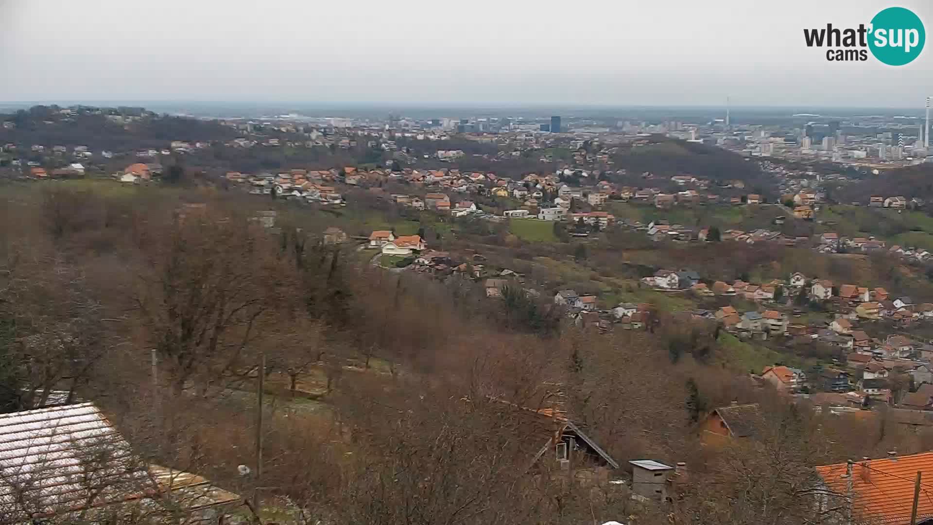 Panoramic view of Zagreb