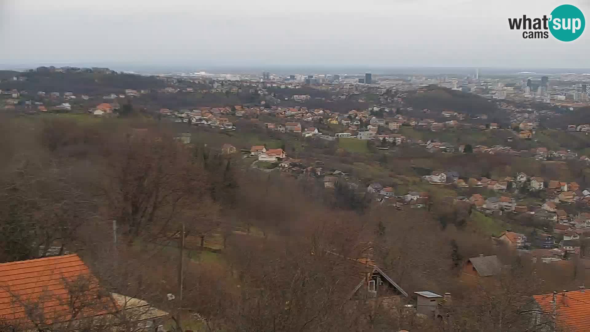 Panoramic view of Zagreb