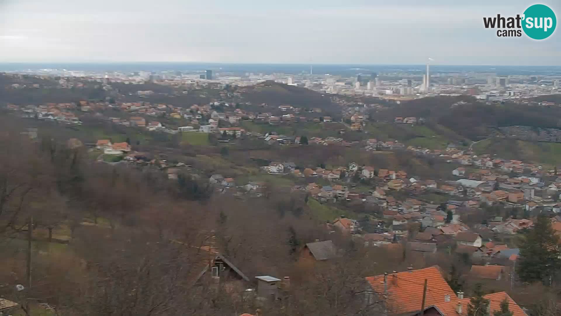 Vue panoramique de Zagreb