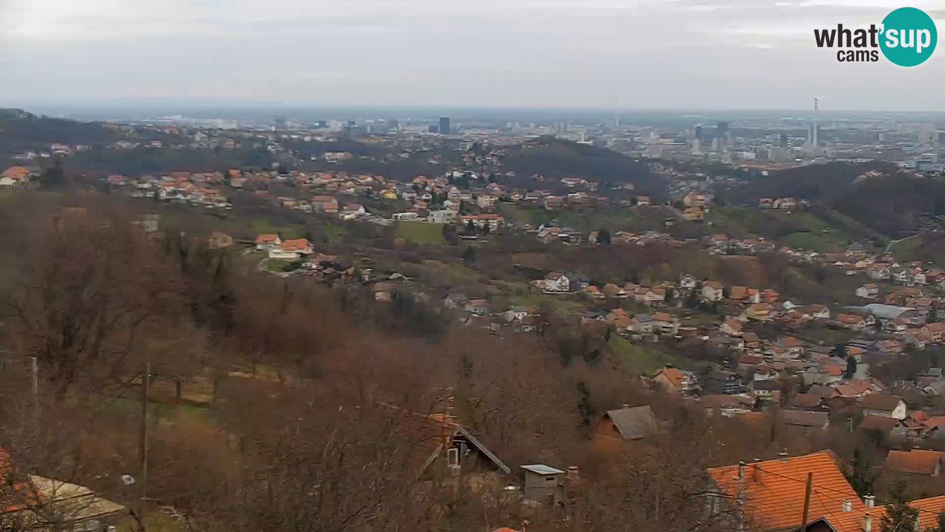 Panoramski pogled na Zagreb