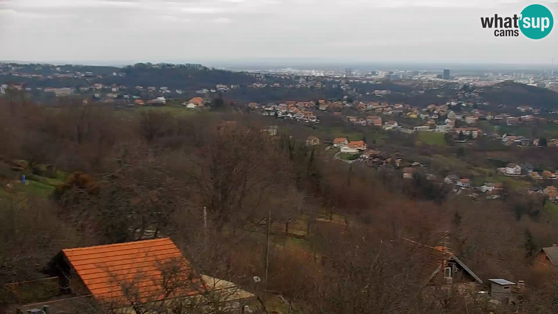 Panoramic view of Zagreb