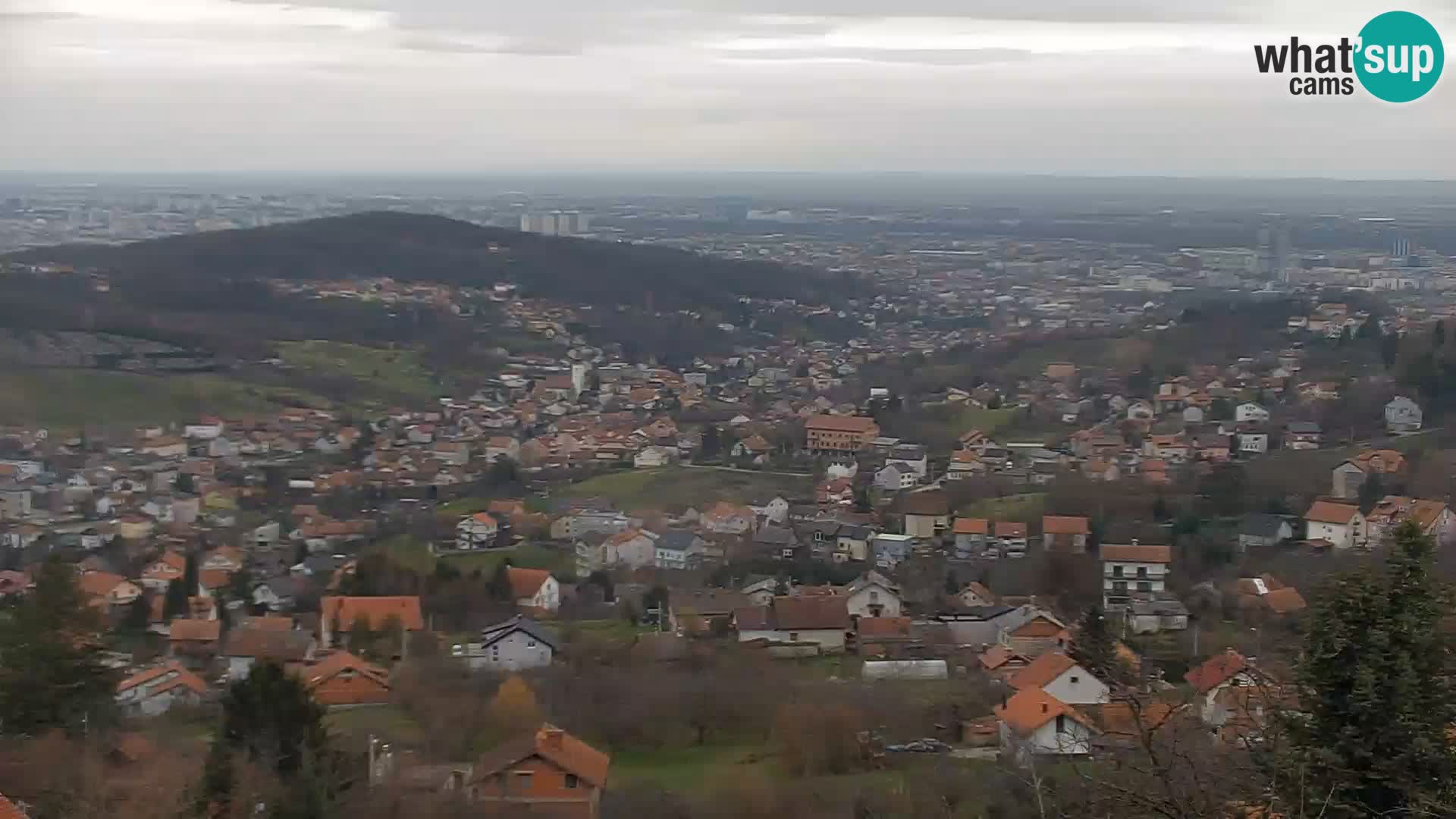 Panoramic view of Zagreb