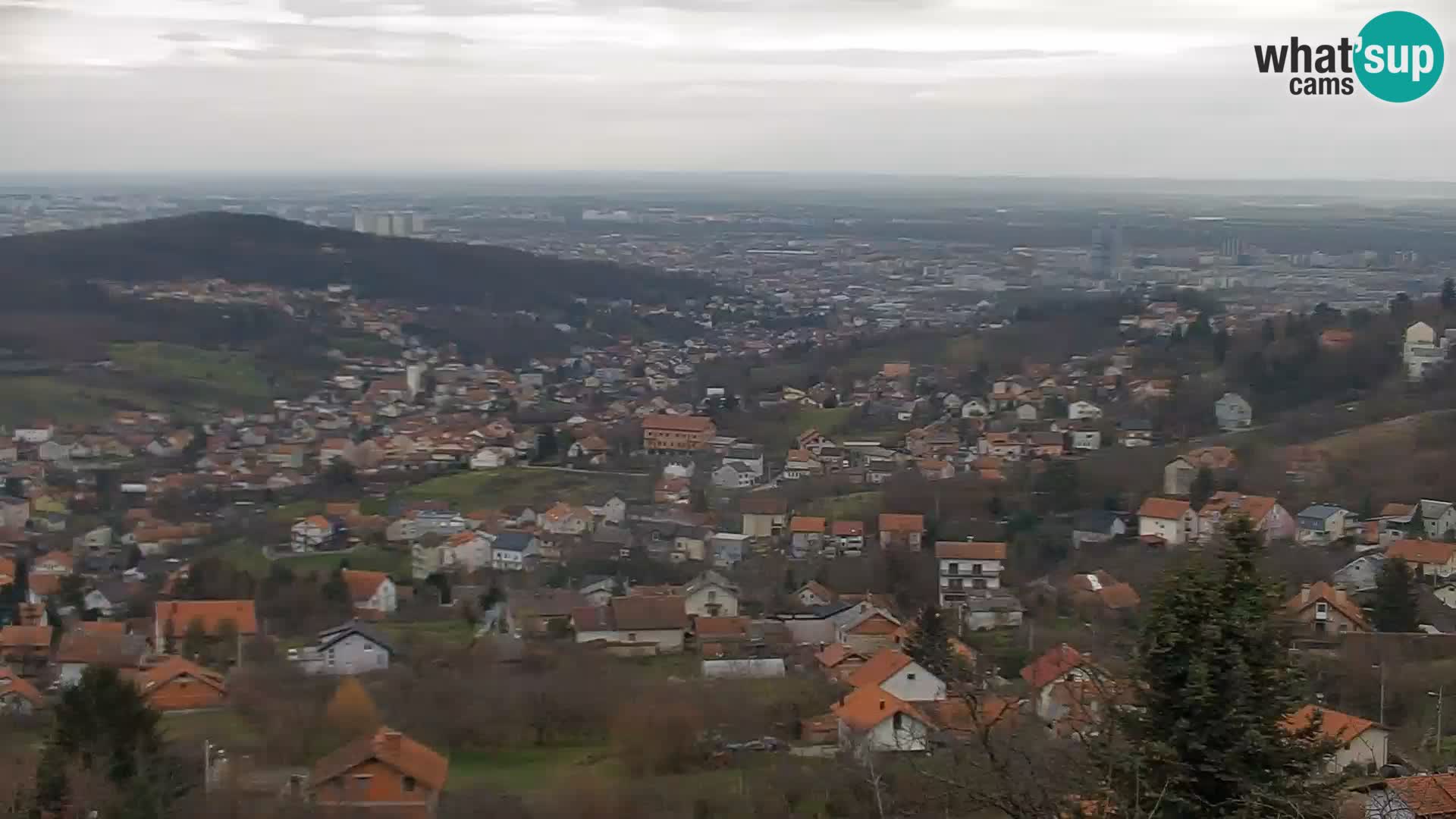 Vista panorámica de Zagreb