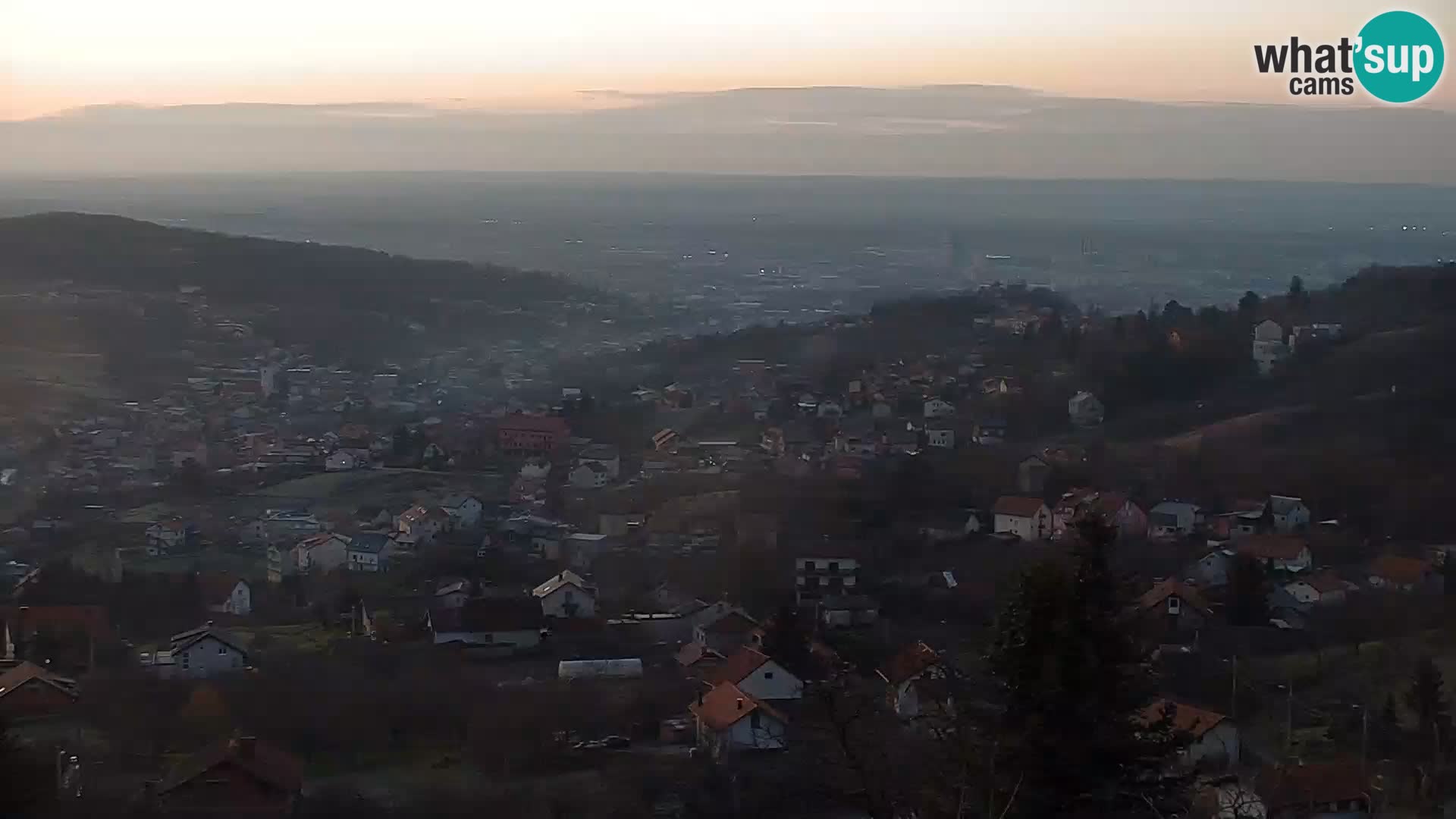 Vue panoramique de Zagreb