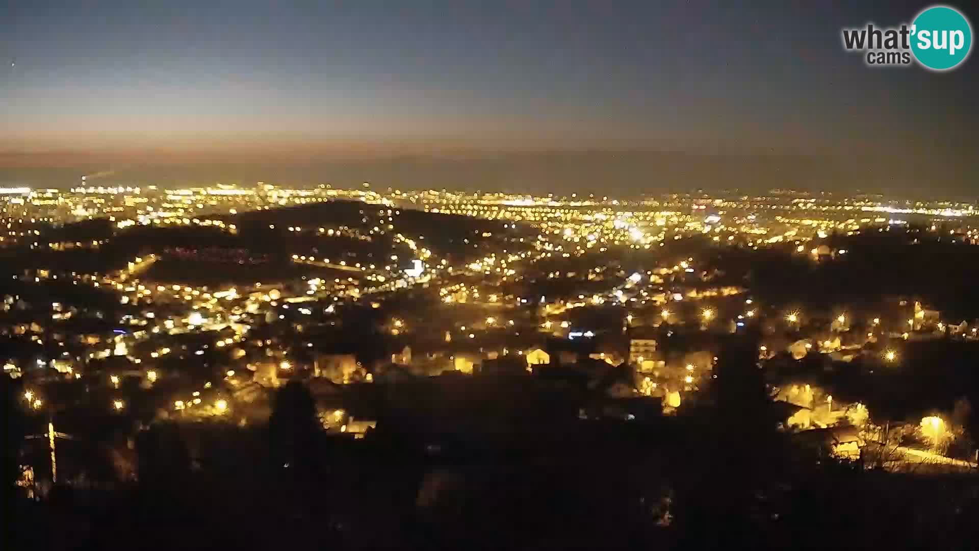 Vue panoramique de Zagreb