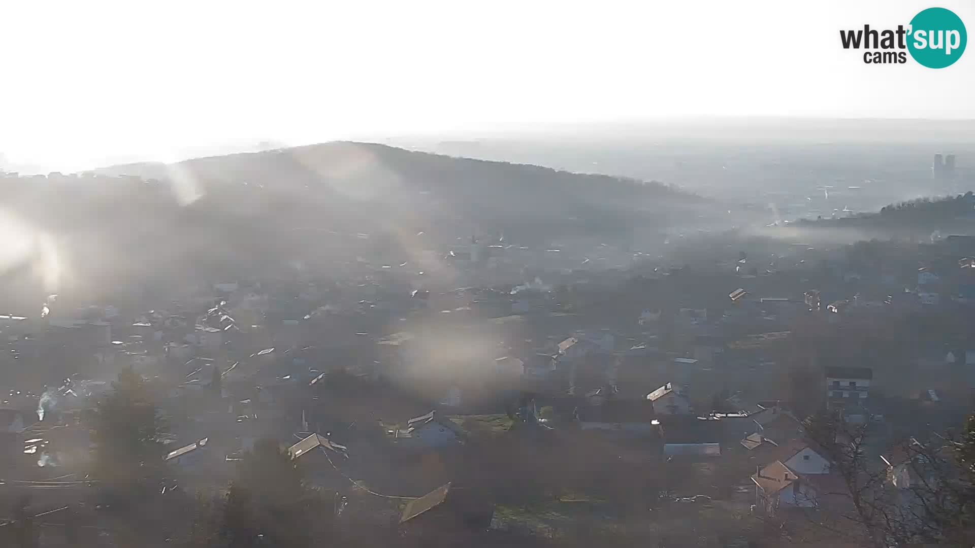 Vue panoramique de Zagreb