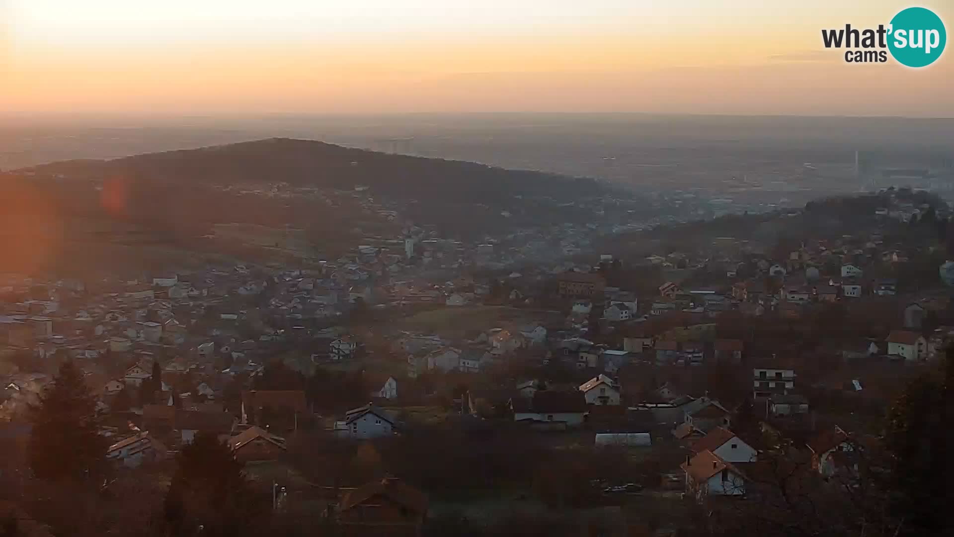 Vue panoramique de Zagreb