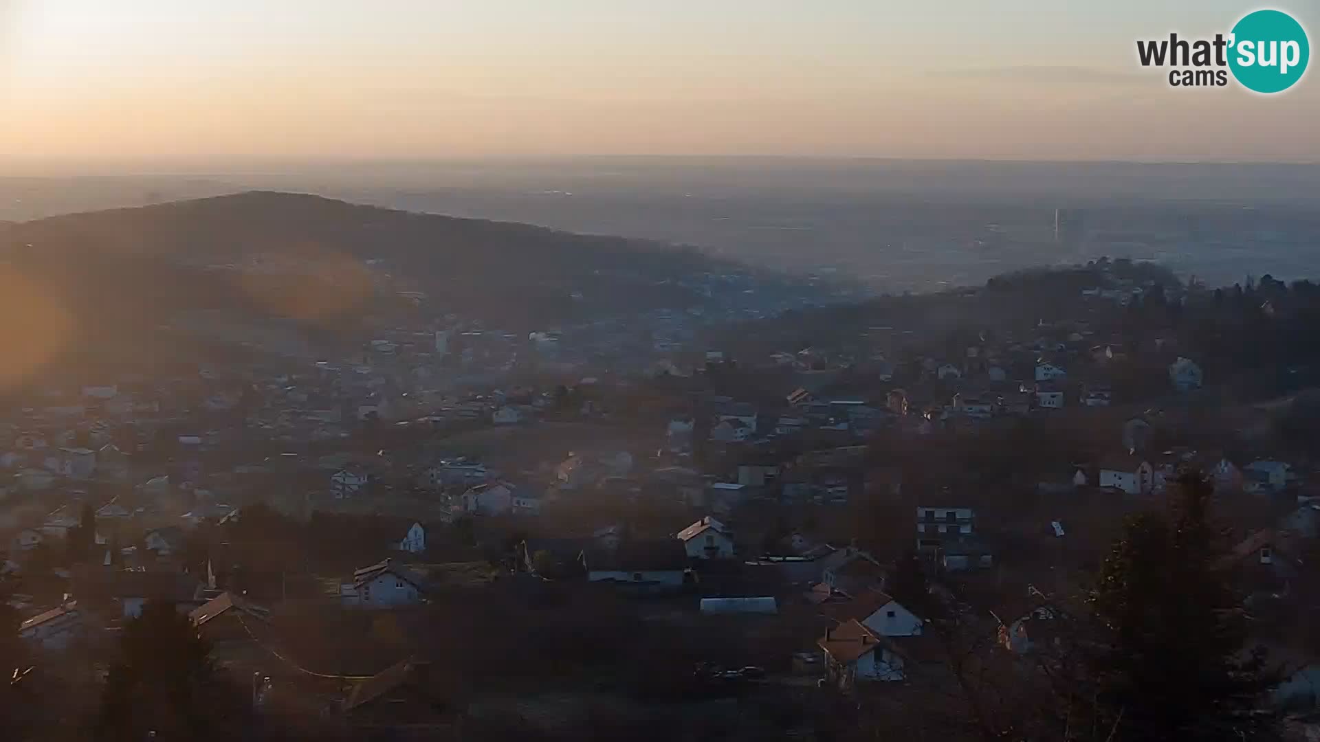 Panoramic view of Zagreb