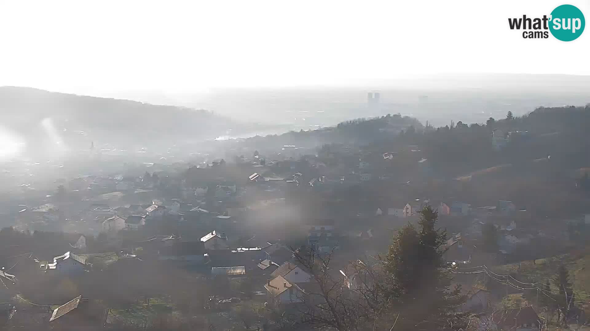 Vue panoramique de Zagreb