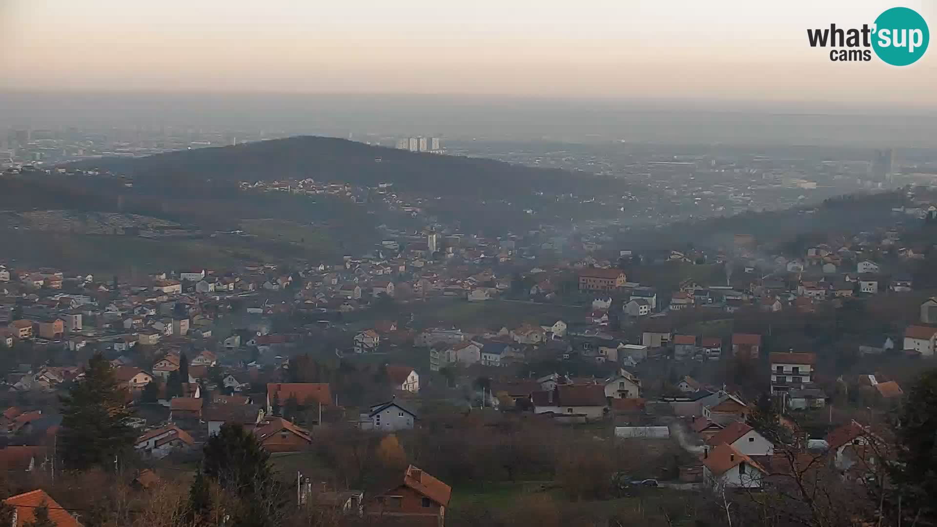 Panoramic view of Zagreb