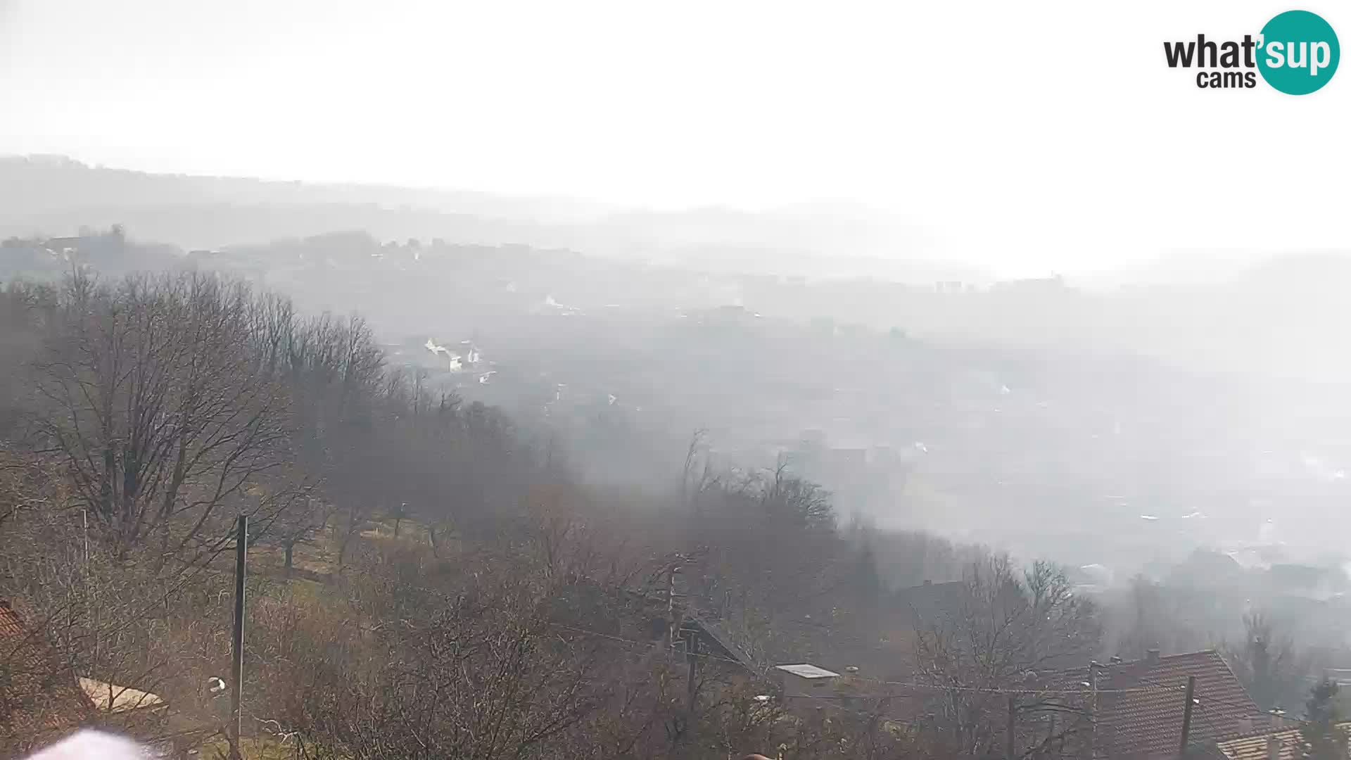 Vista panoramica di Zagabria