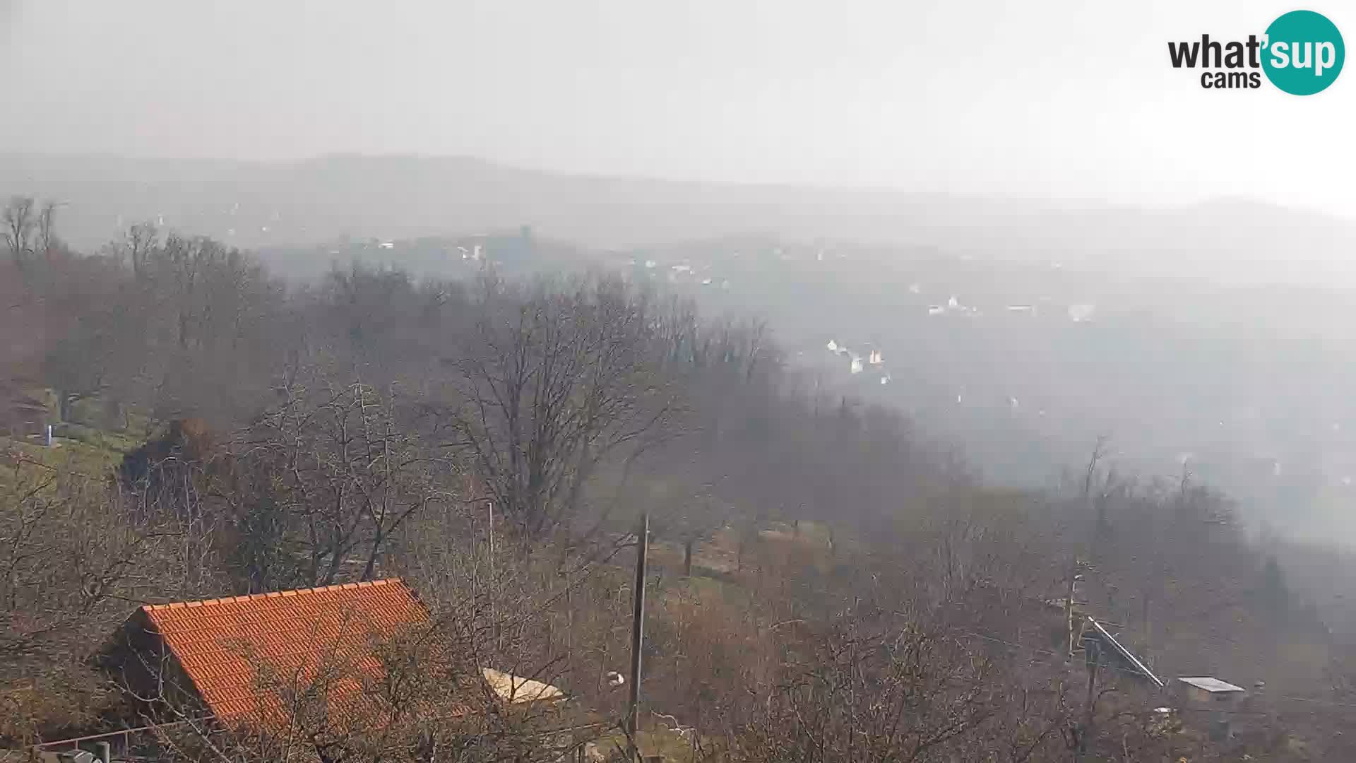 Vista panoramica di Zagabria