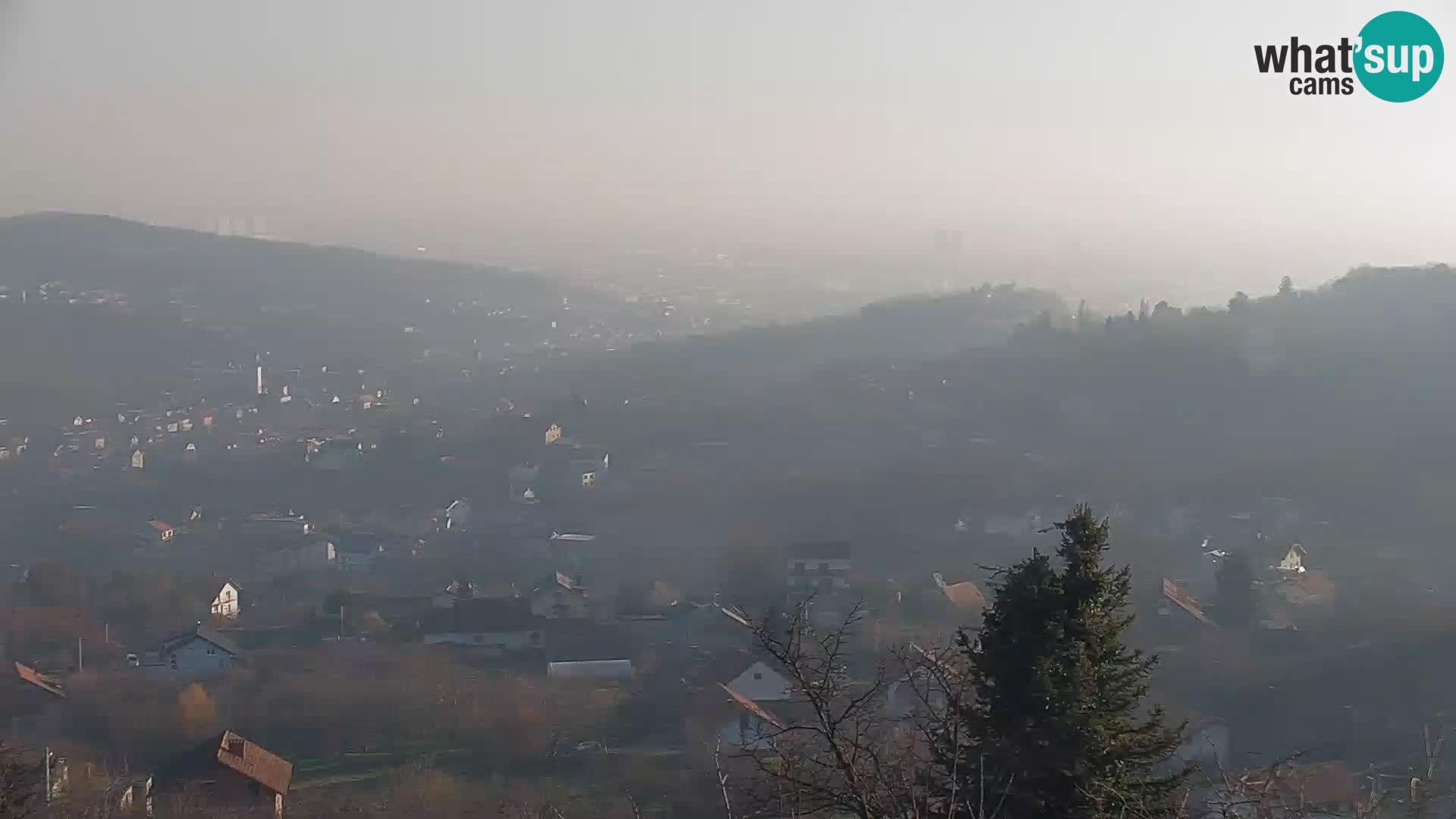 Panoramic view of Zagreb