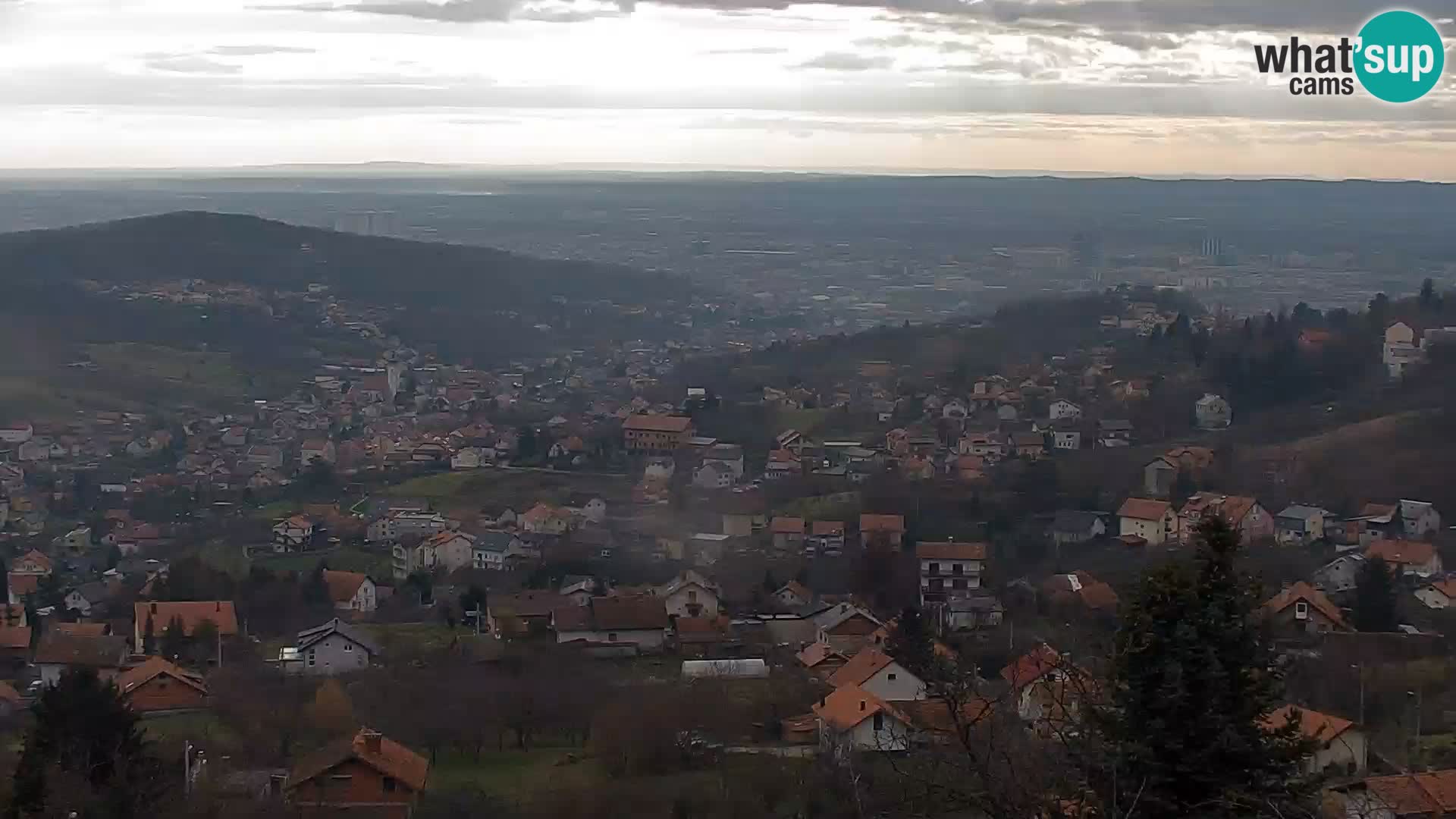 Vue panoramique de Zagreb