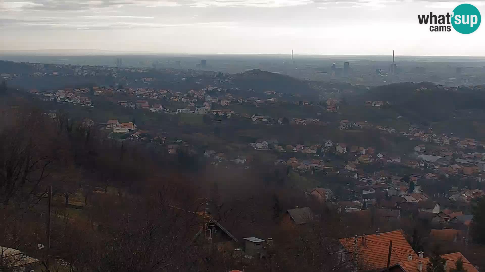 Panoramic view of Zagreb