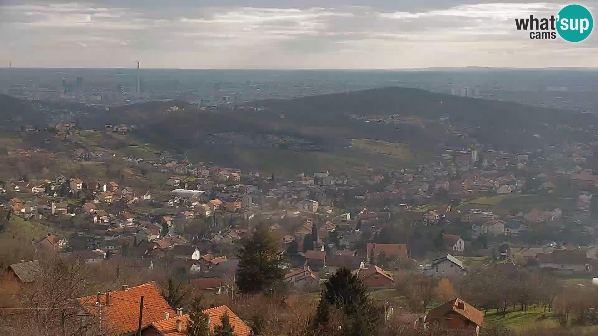 Vue panoramique de Zagreb