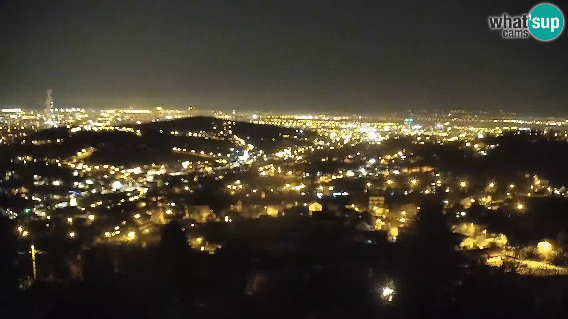 Vue panoramique de Zagreb