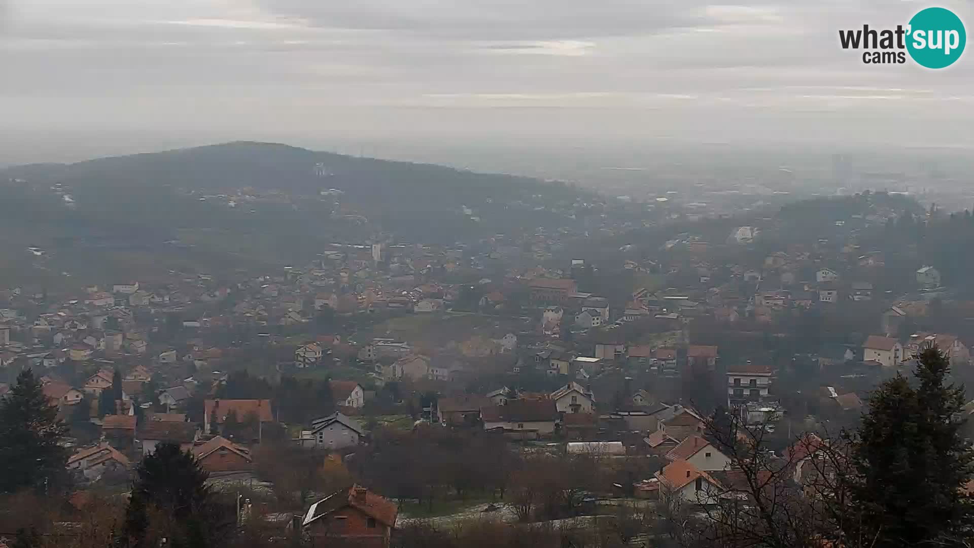 Panoramic view of Zagreb