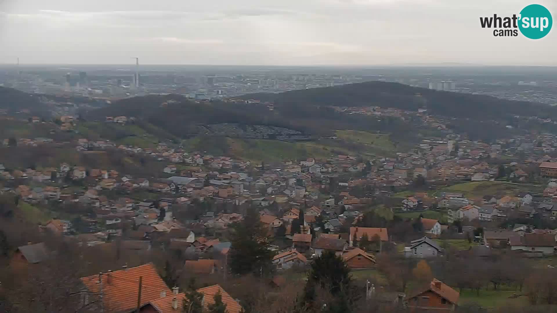 Panoramablick von Zagreb