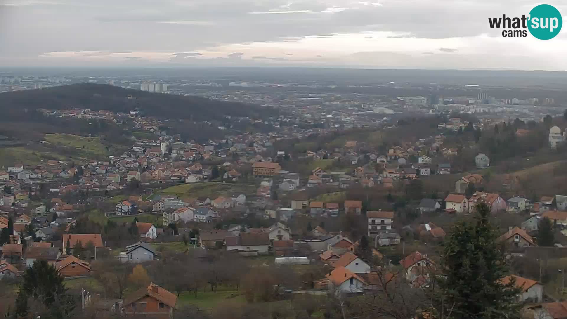 Panoramablick von Zagreb