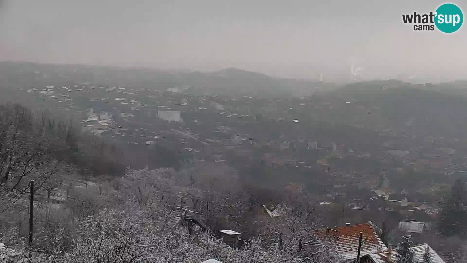 Panoramic view of Zagreb