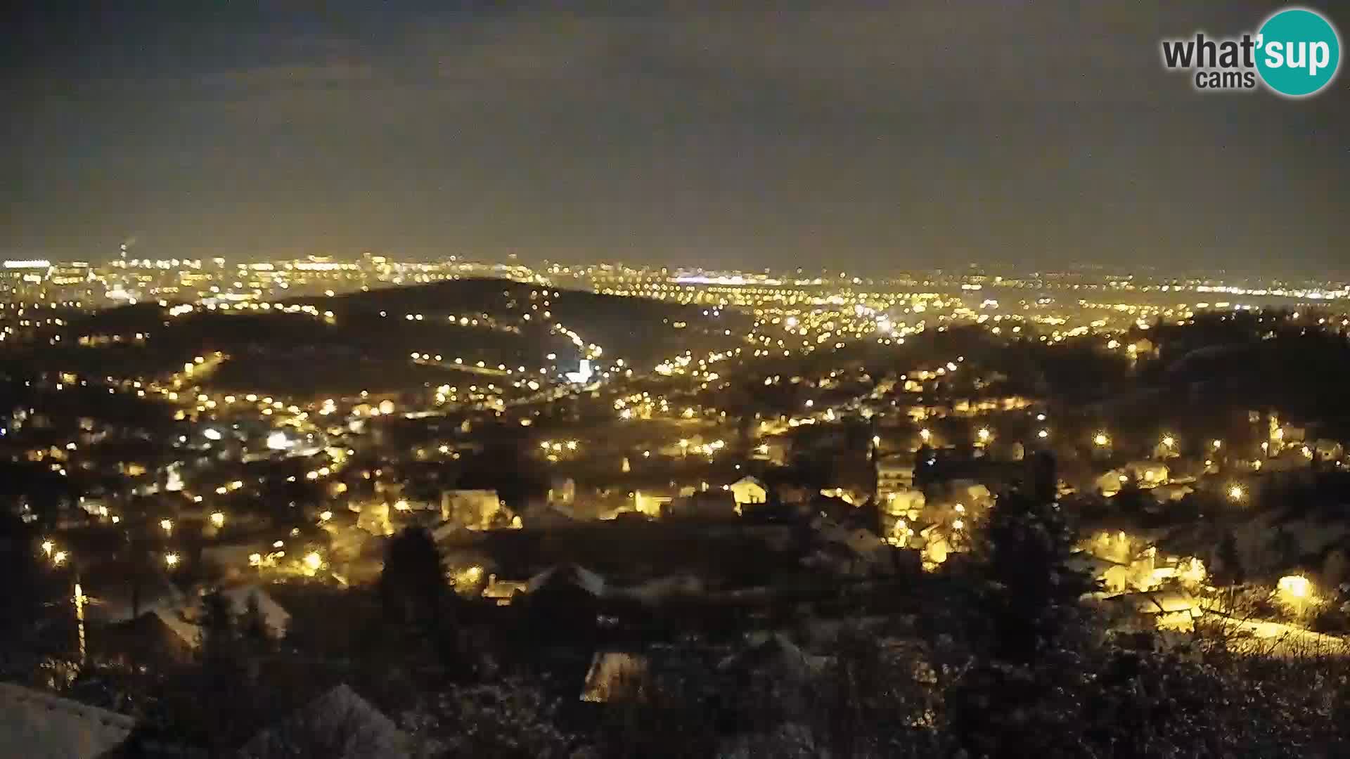 Vue panoramique de Zagreb