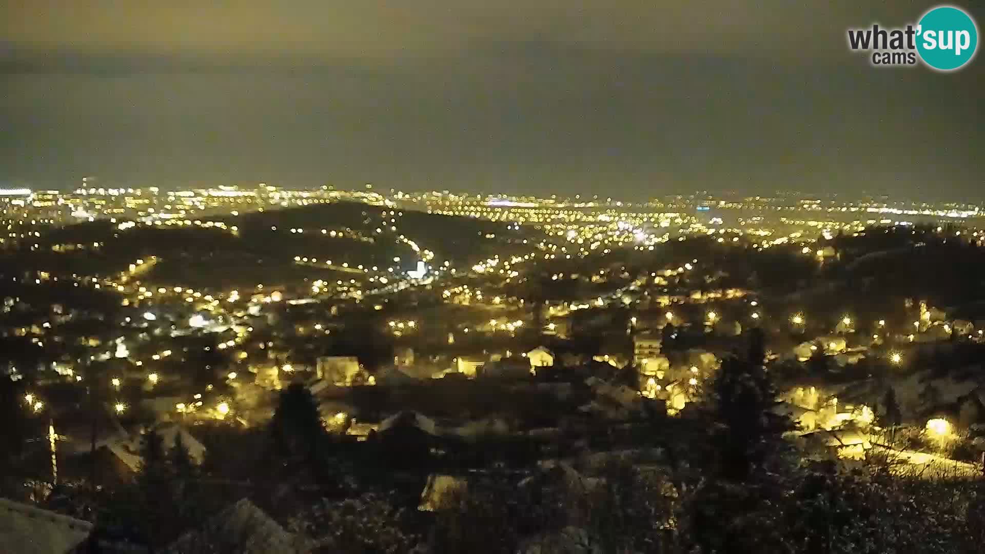 Vue panoramique de Zagreb