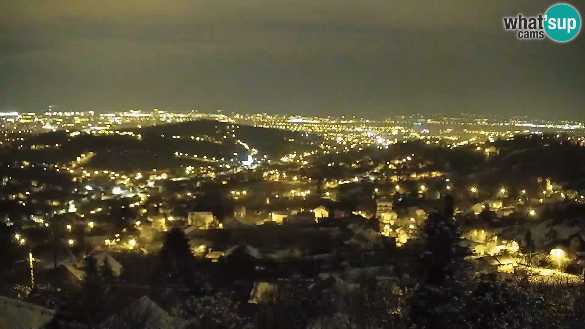 Vue panoramique de Zagreb