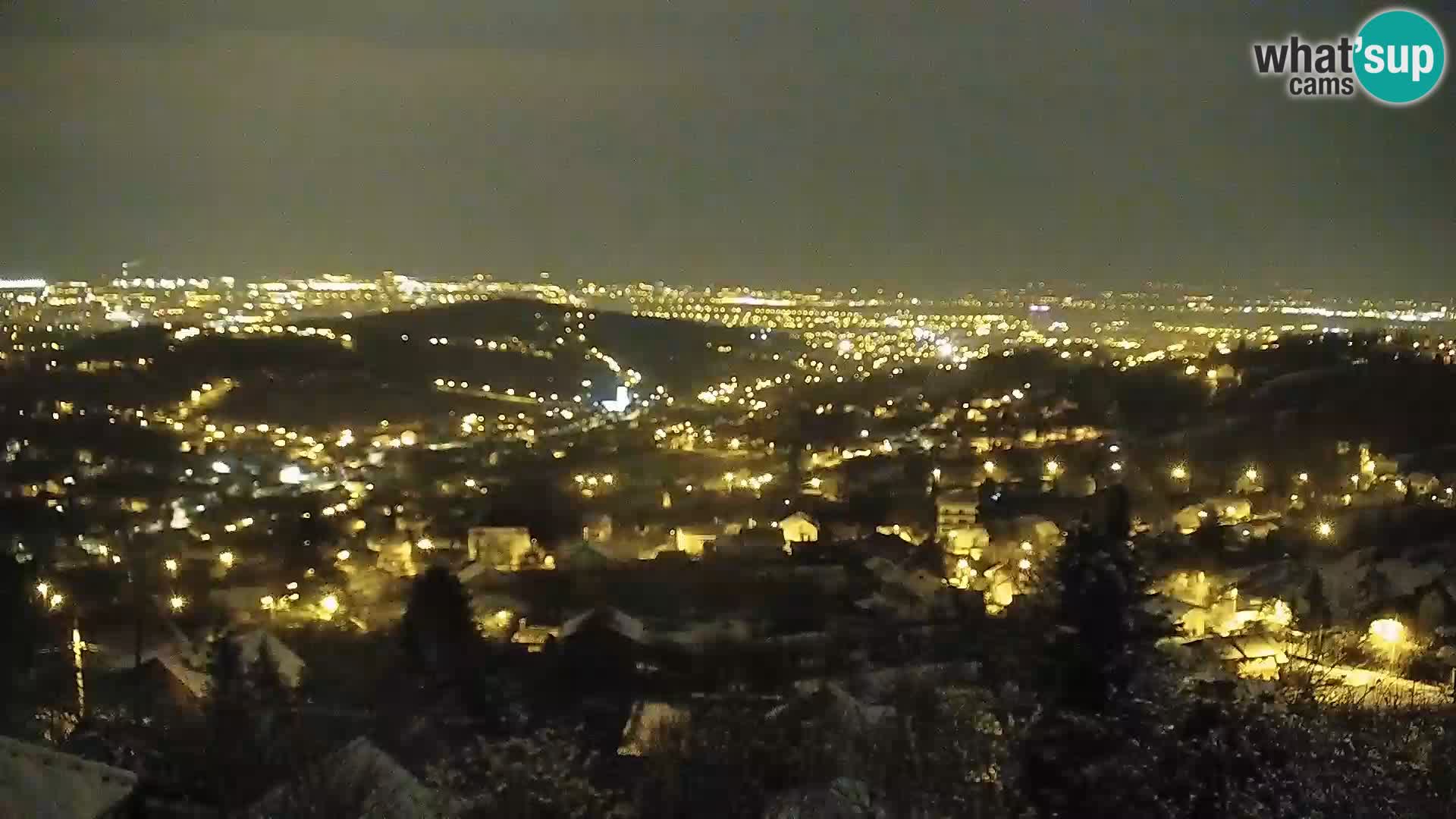 Panoramic view of Zagreb